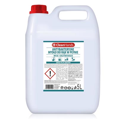 Mydło antybakteryjne 300ml Bio Formuła 99,9% CleanHands
